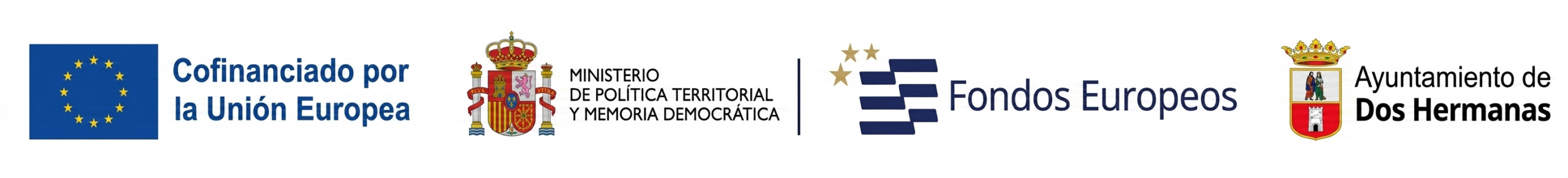 Cofinanciado por la Unión Europea · Ministerio · Fondos Europeos · Ayuntamiento de Dos Hermanas
